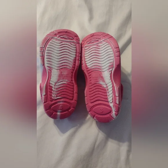 Pink and White Tie Dye Clogs Girls, Size Small Super Cute And Lightweight! - Picture 2 of 2
